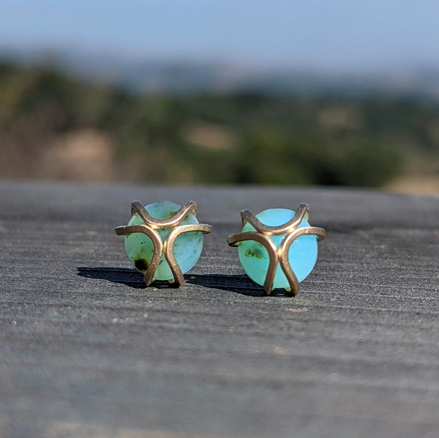 Gold Stud Earrings