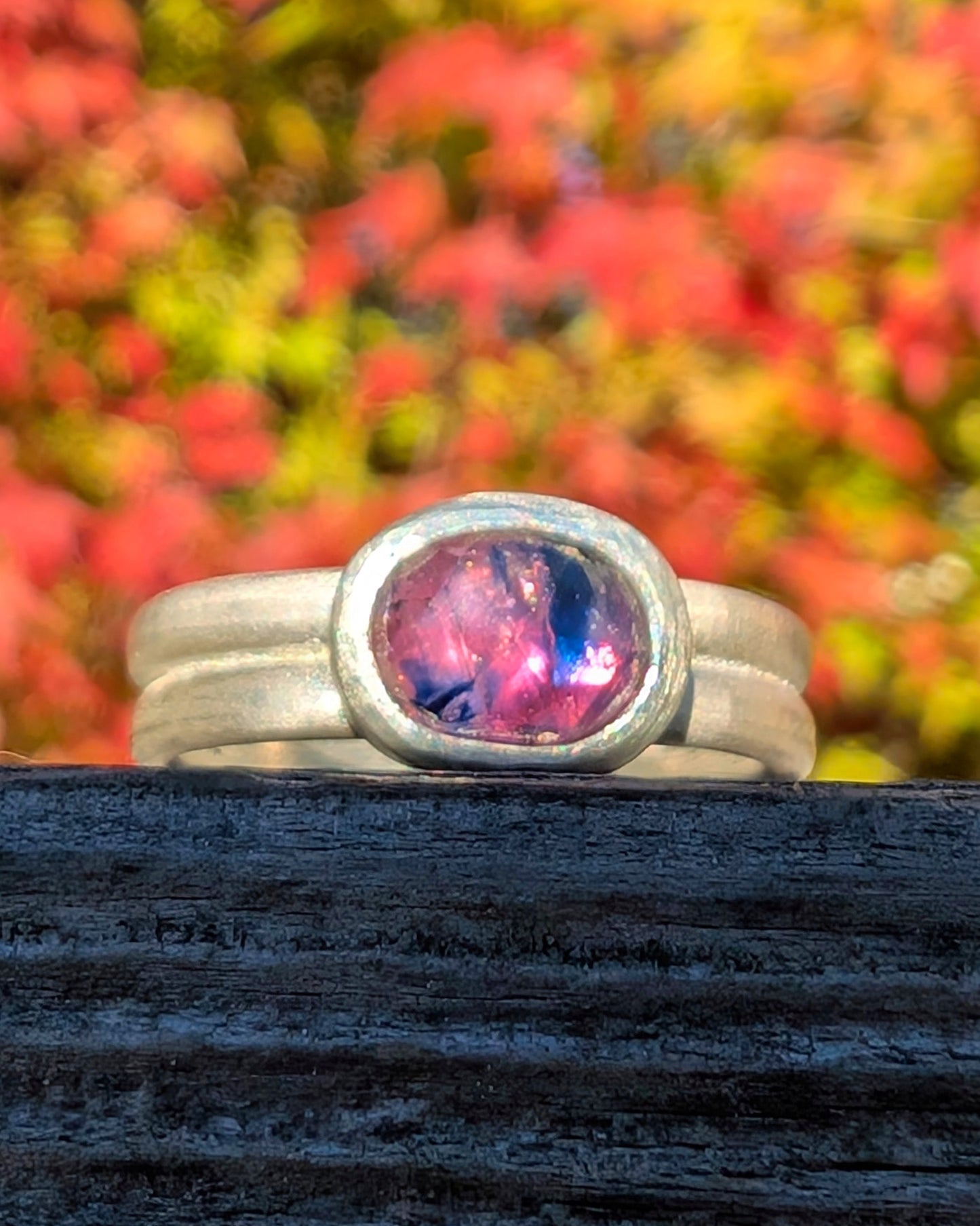 Oval Winza Sapphire Ring Size 6.5